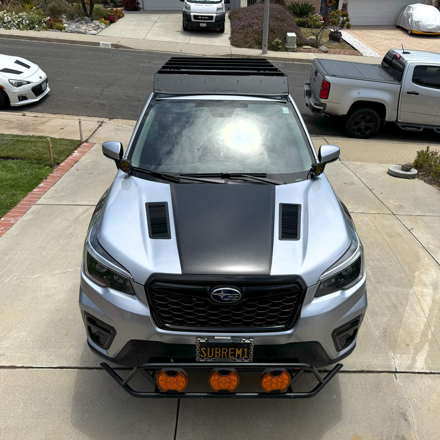 Subaru Forester Hood Louvers