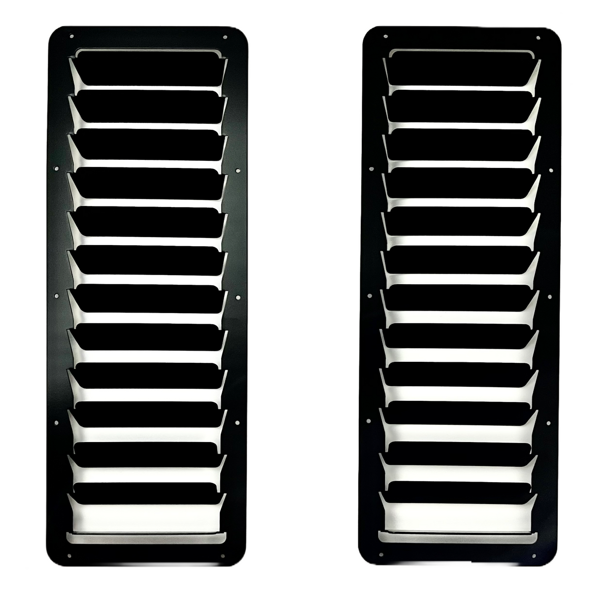 Universal Hood Louvers (Square) 6x16" Spiked Performance