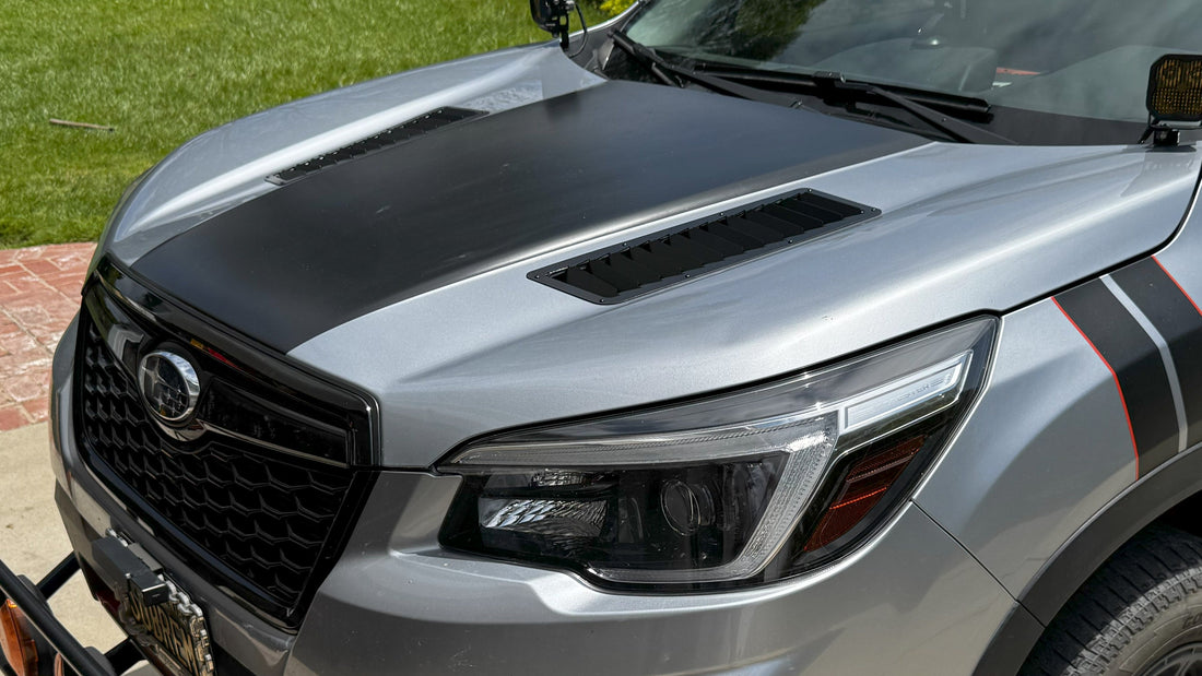Subaru Forester Hood Louver Installation