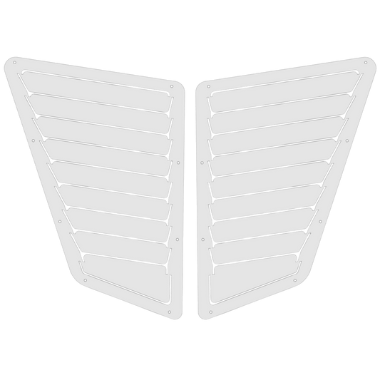 Universal Hood Louvers 6x12x9"