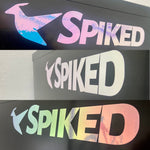 Spiked Holographic Chrome Decal