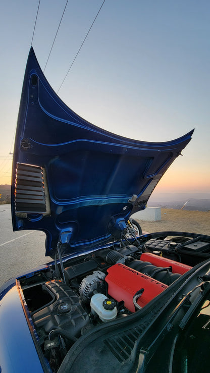 Chevrolet C5 Corvette Hood Louvers